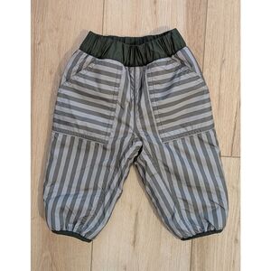 Patagonia Olive Green & Brown Reversible Insulated Baby Pants